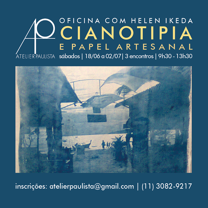 curso cianotipia e papel artesanal