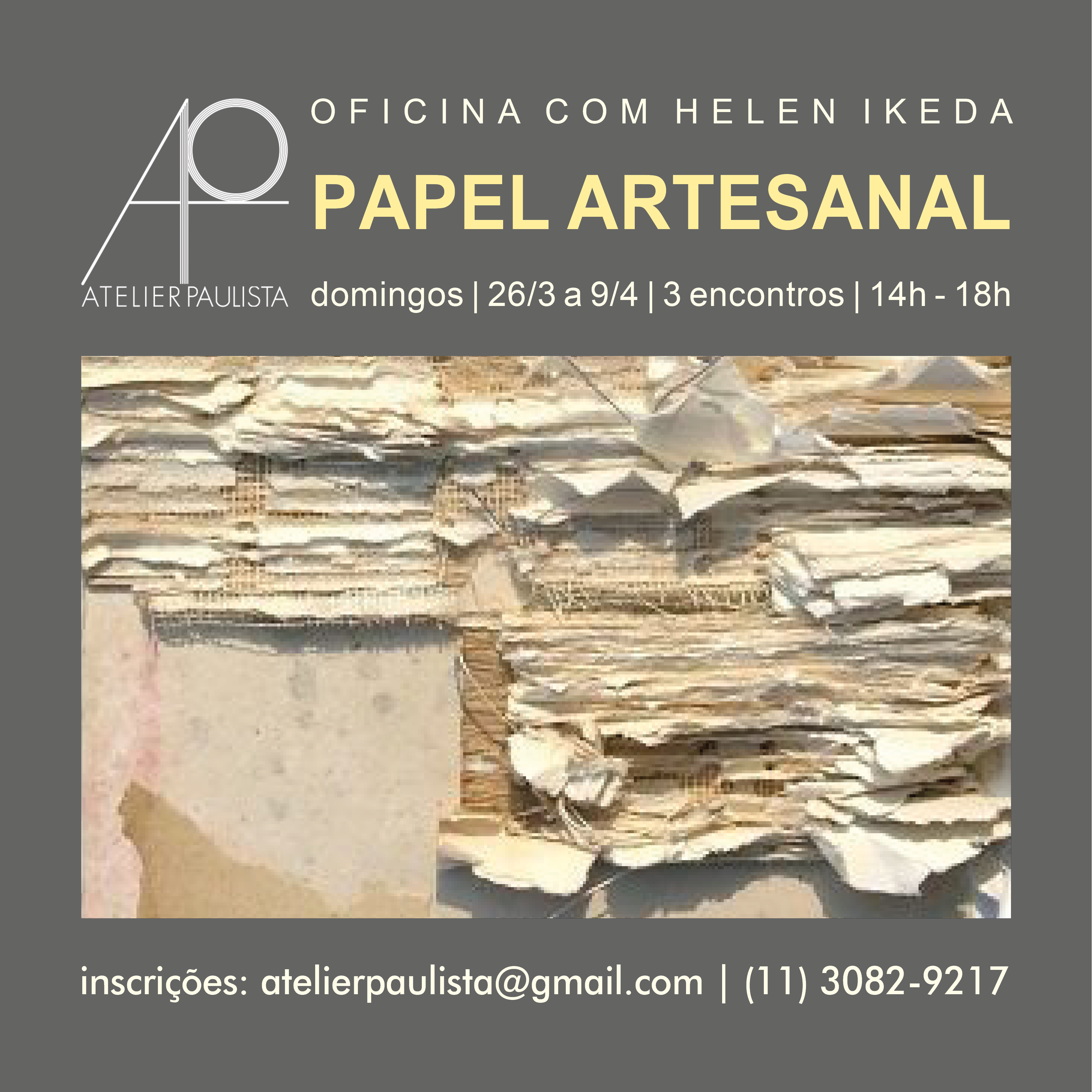 oficina papel artesanal helen ikeda